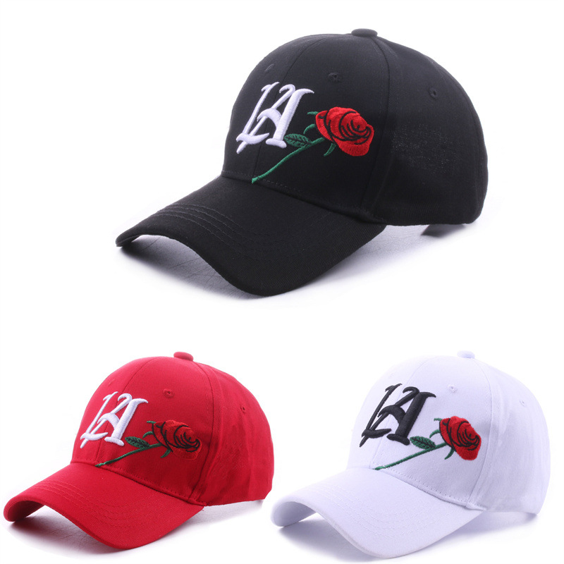 Embroidery Rose - Personalizar Unisex LA Rose bordado gorra
