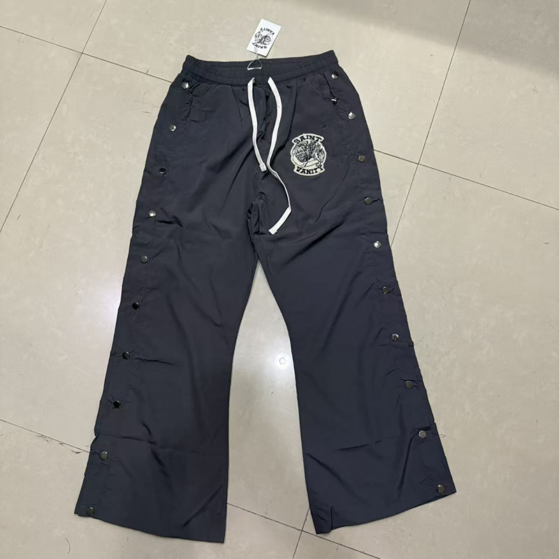 Embroidery Design Logo - Nuevos pantalones informales de corte acampanado