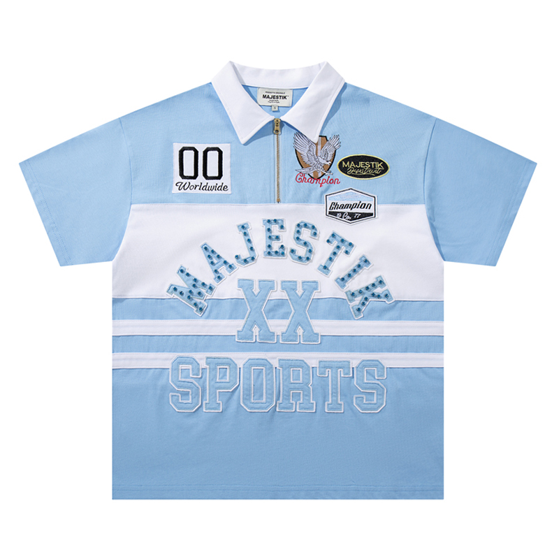 Embroidery Design Logo - Camiseta de la Marca Americana MAJESTIK