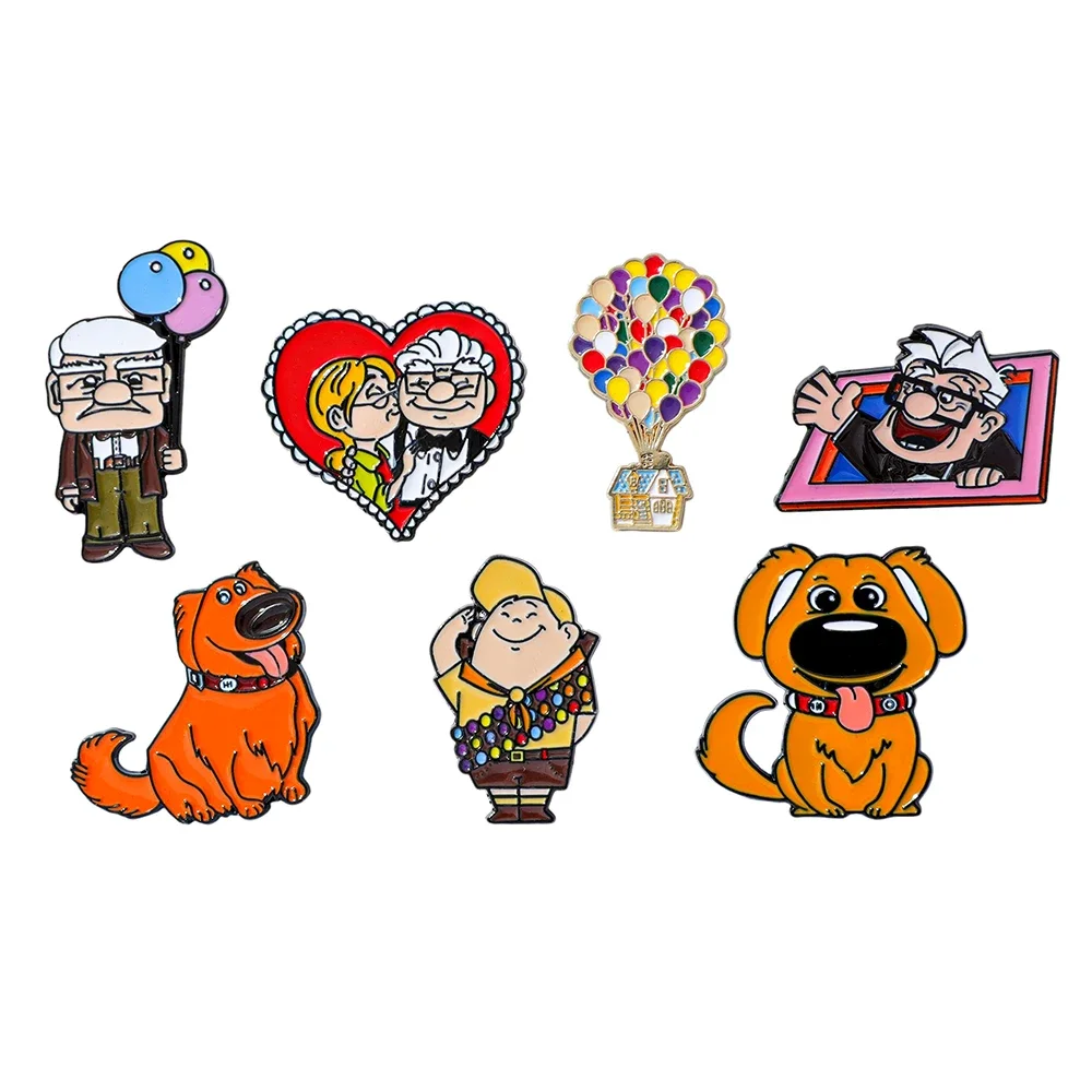 Embroidery Bali - 7 broches de anime de dibujos