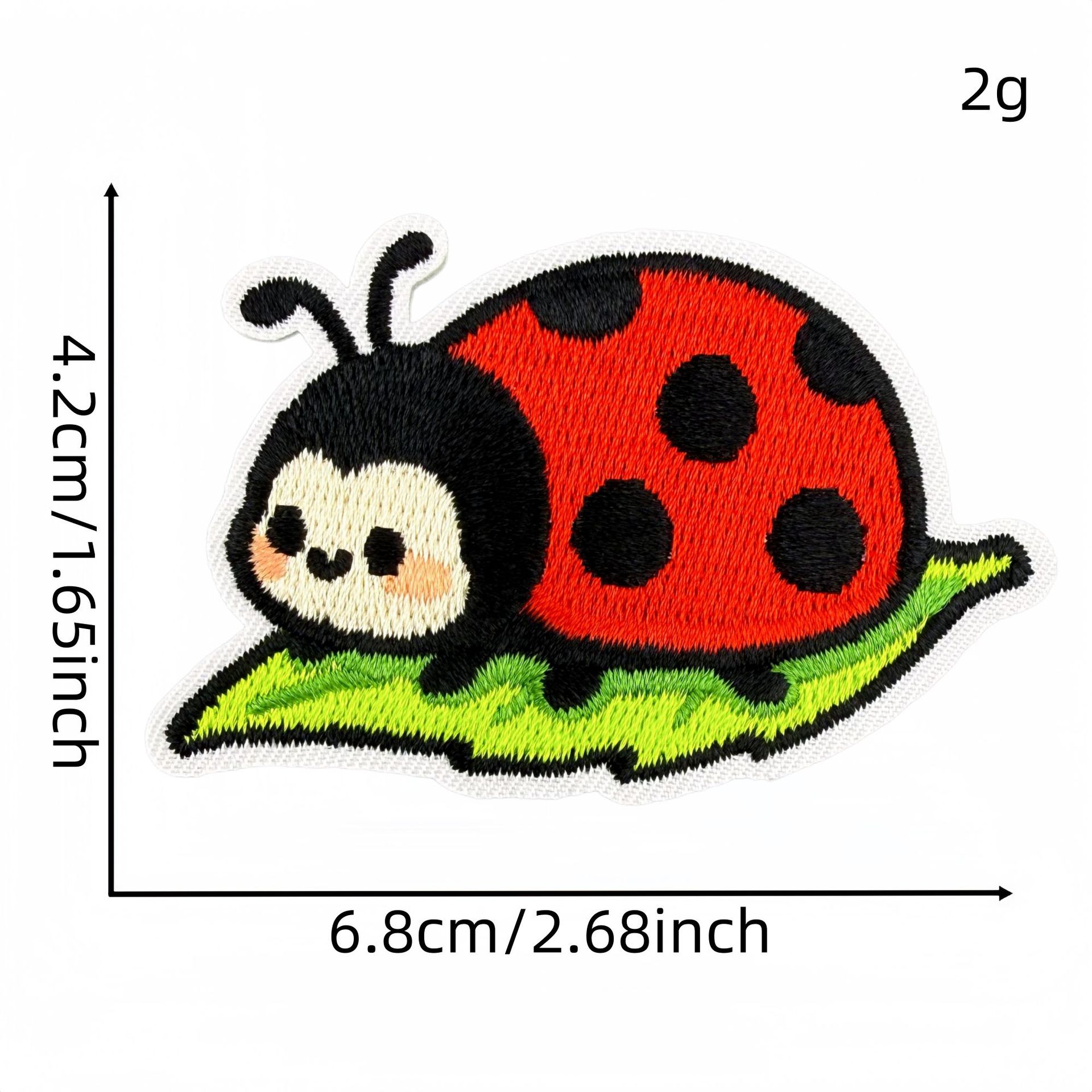 10 parches bordados con motivo - Embroidery Lady Bug reseña y precio