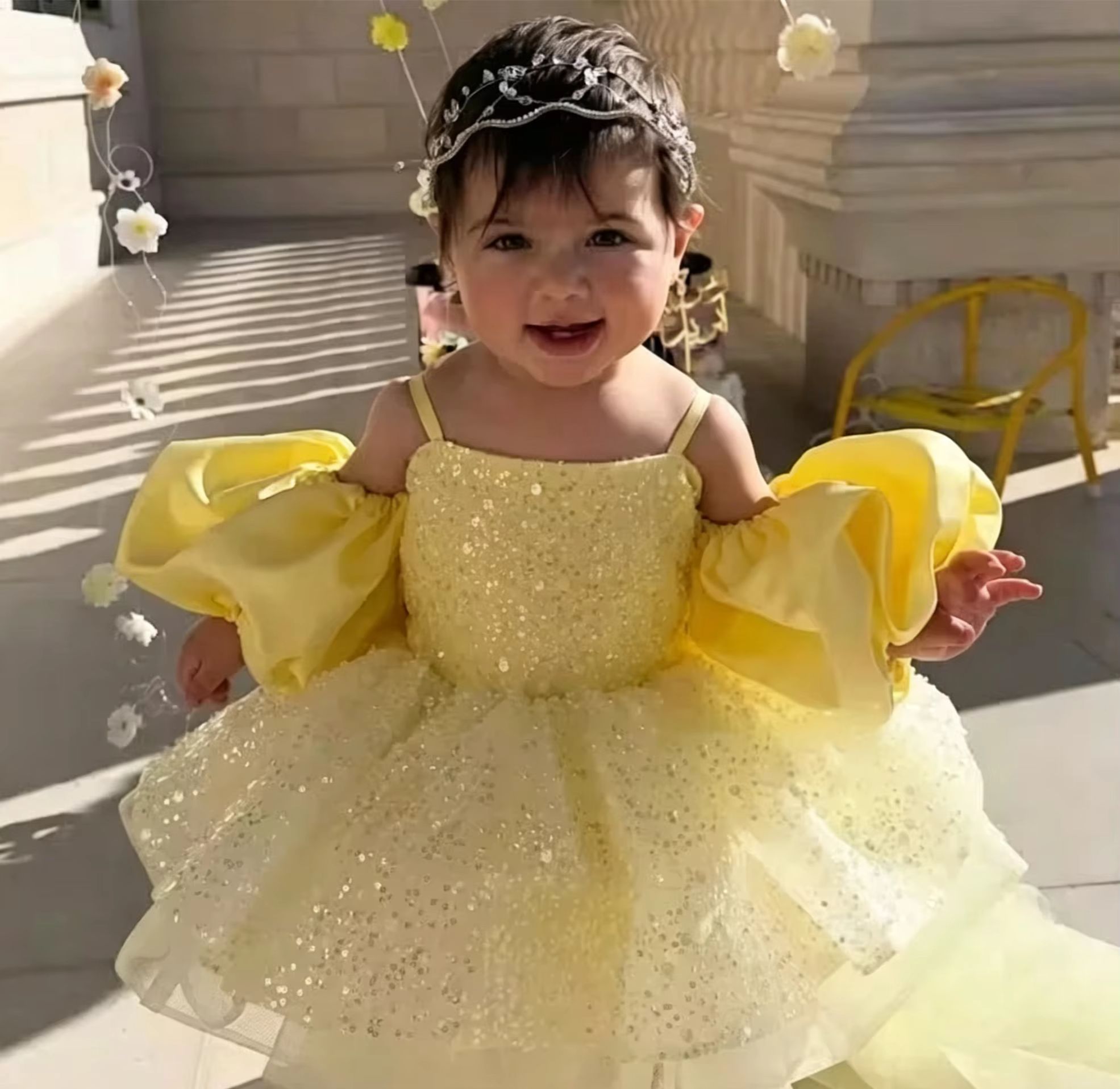 Lindos vestidos amarillos de f - Embroidery Yellow Dress reseña y precio
