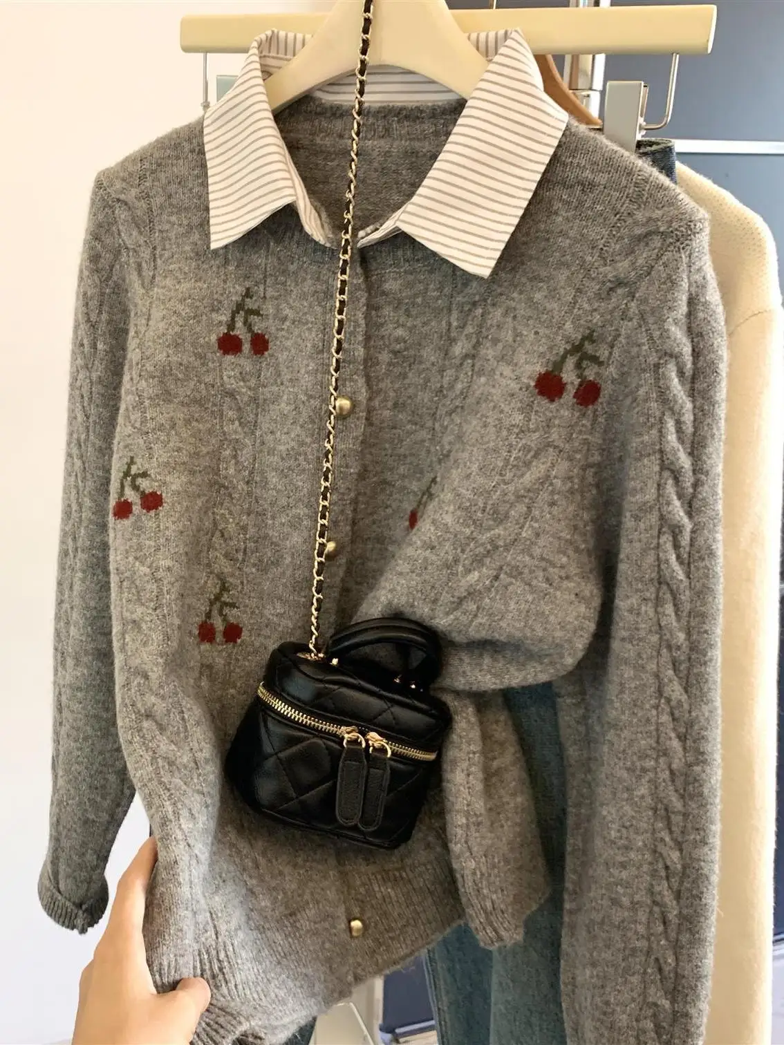 Suéter de Punto Holgado para M - Embroidery Rose reseña y precio