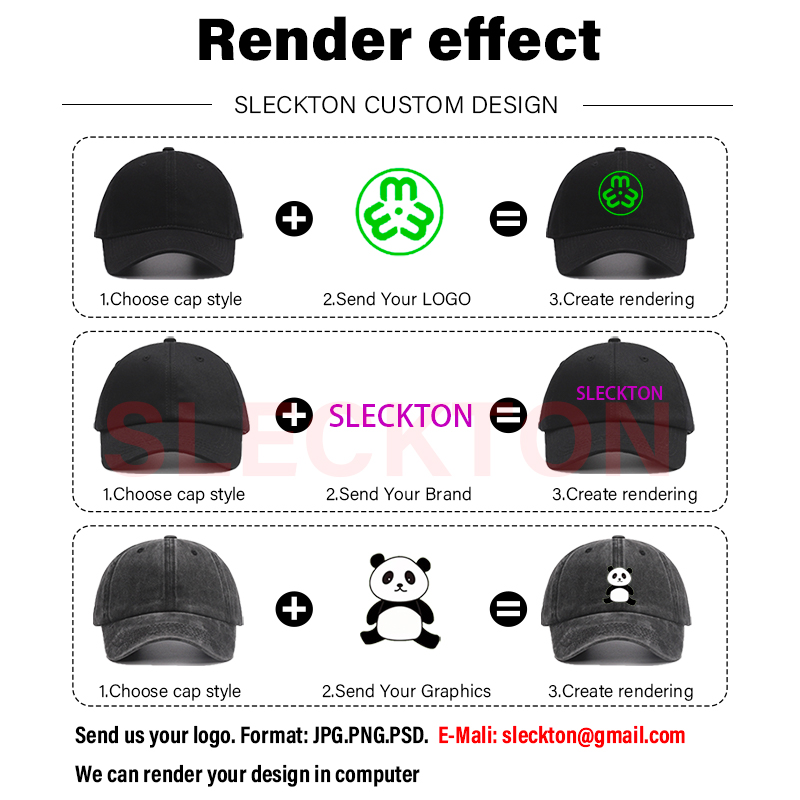 SLECKTON-Gorras bordadas perso - Embroidery Design Logo reseña y precio