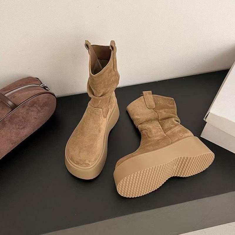 Botas vaqueras de plataforma p - Embroidery Garments reseña y precio