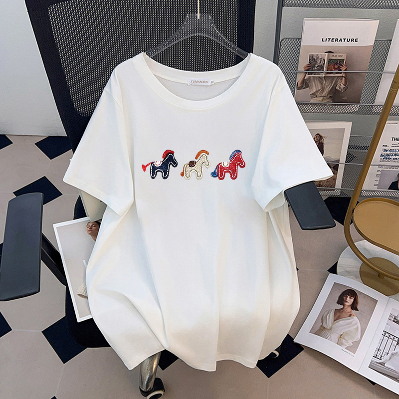 Camiseta de Verano para Mujer  - Embroidery Cotton Shirt reseña y precio