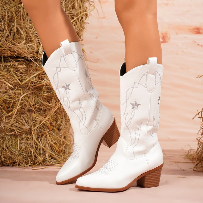 Botas de mujer de media caña c - Embroidery Online reseña y precio