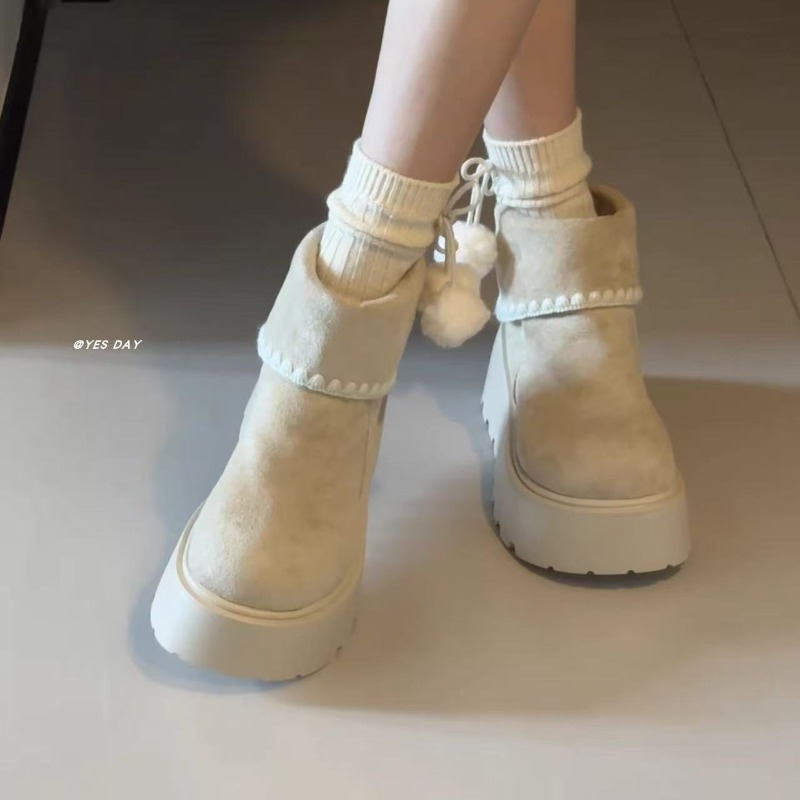 Botas de nieve de plataforma p - Embroidery Garments reseña y precio