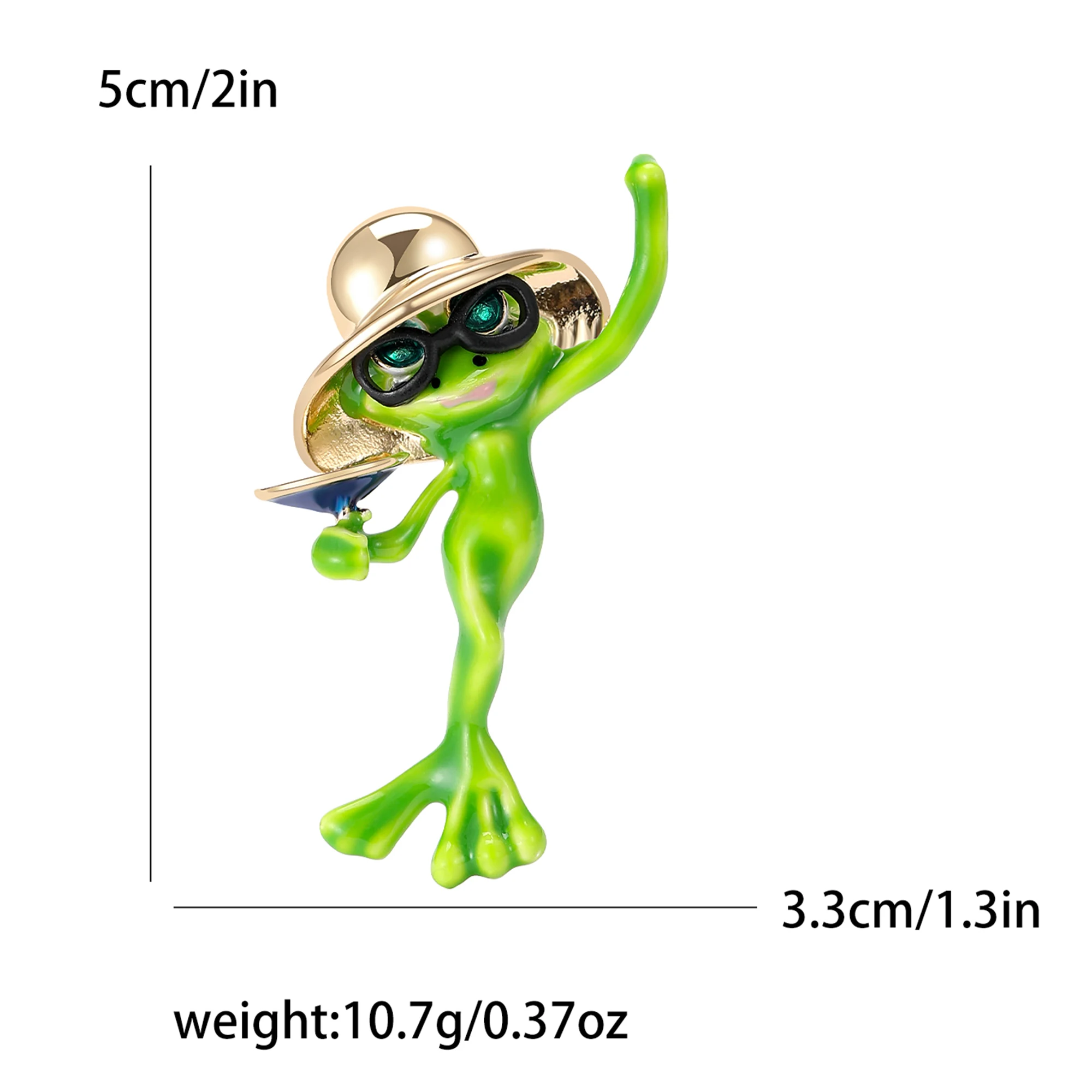 Broche de rana esmaltado para  - Embroidery Bali reseña y precio