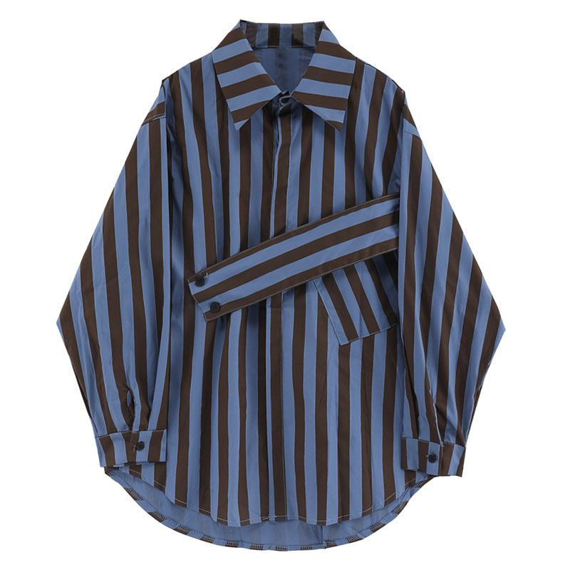 Camisa a rayas coreana con per - Embroidery Online reseña y precio