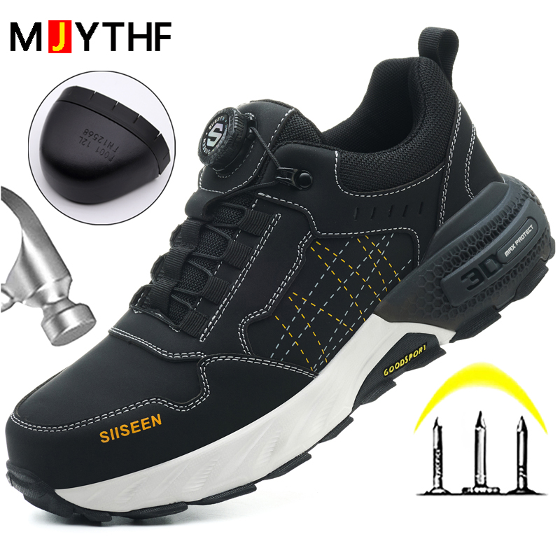 Zapatos de seguridad de cuero  - Embroidery Garments reseña y precio