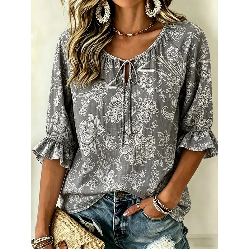 Blusa de Mujer para Primavera- - Embroidery Online reseña y precio