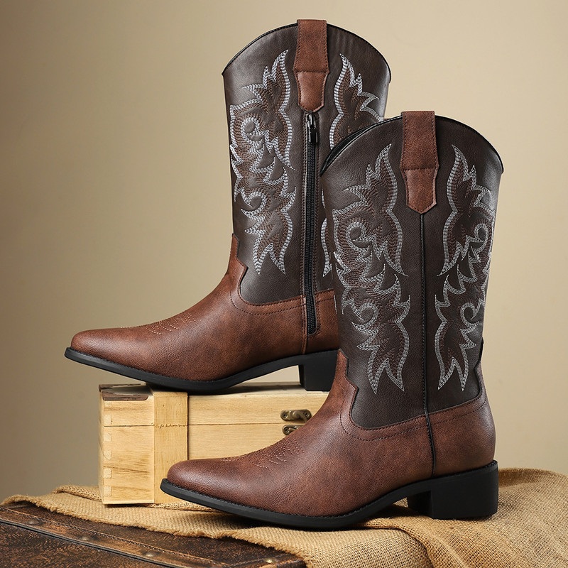 NUEVAS Botas Altas para Hombre - Embroidery Garments reseña y precio
